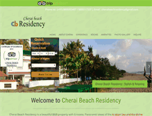 Tablet Screenshot of cheraibeachresidency.com